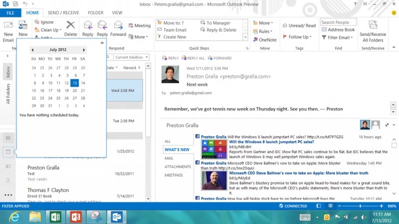 Microsoft Office 2013 Interface