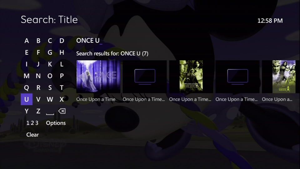 Hlavní menu služby Bell Fibe