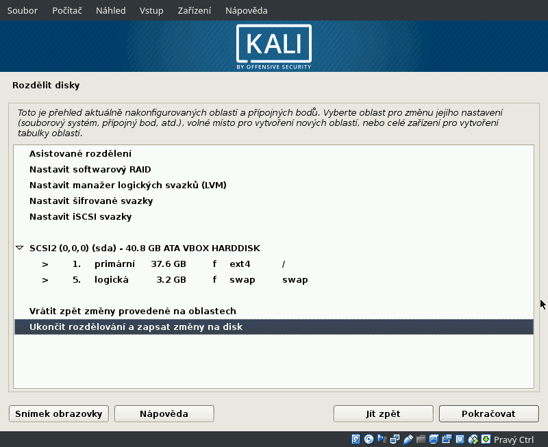Kali Linux 2019.4 Xfce