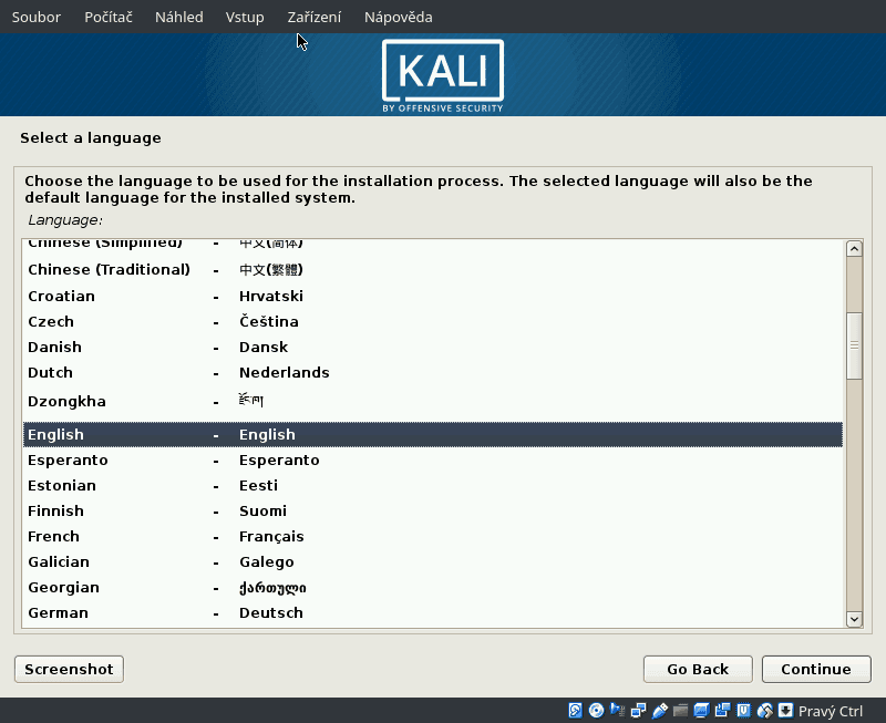 Kali Linux 2019.4 Xfce