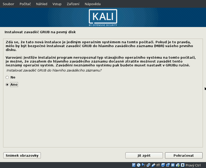 Kali Linux 2019.4 Xfce