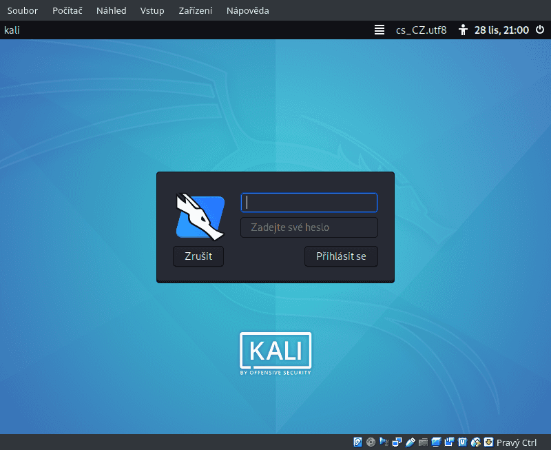 Kali Linux 2019.4 Xfce