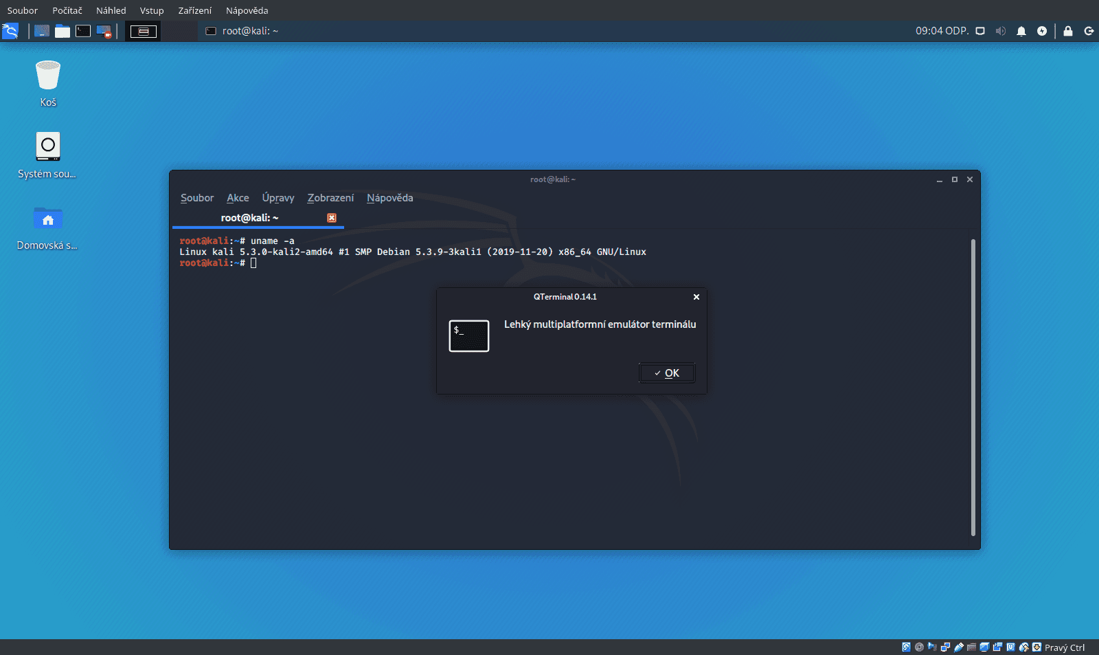 Kali Linux 2019.4 Xfce