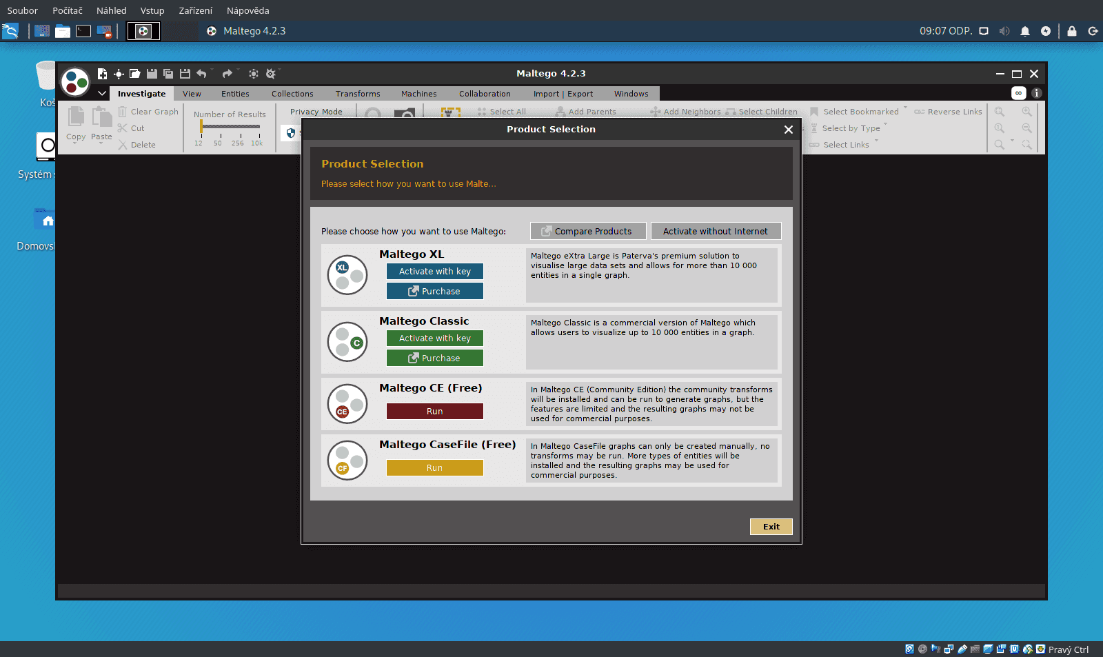 Kali Linux 2019.4 Xfce