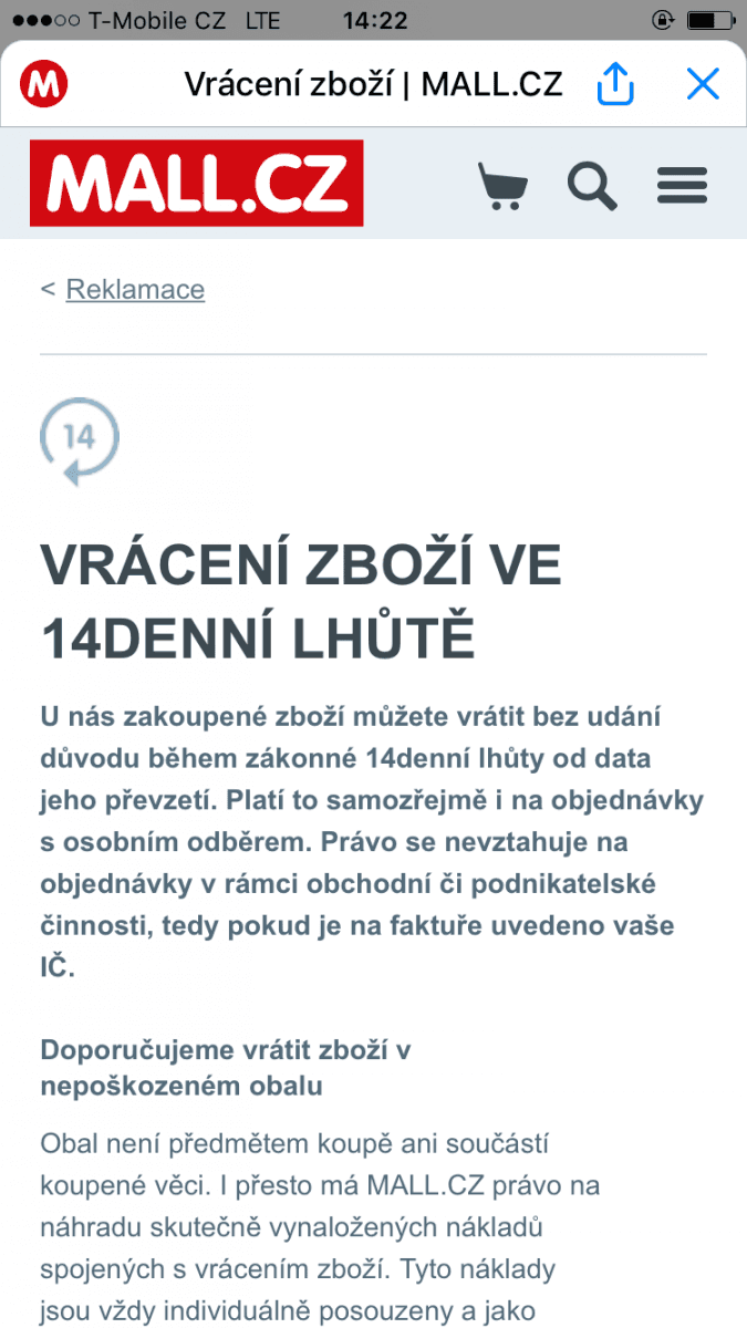 Mall.cz a jeho chatbot EVA pro Facebook Messenger
