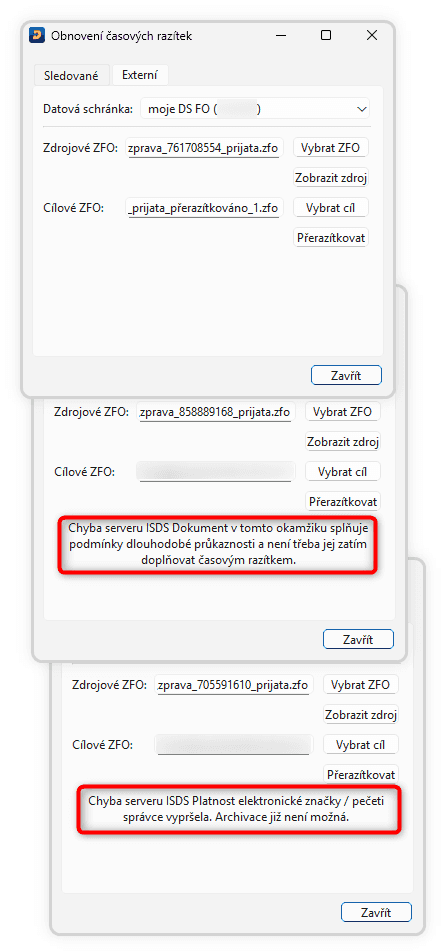 Přerazítkovávání v ISDS