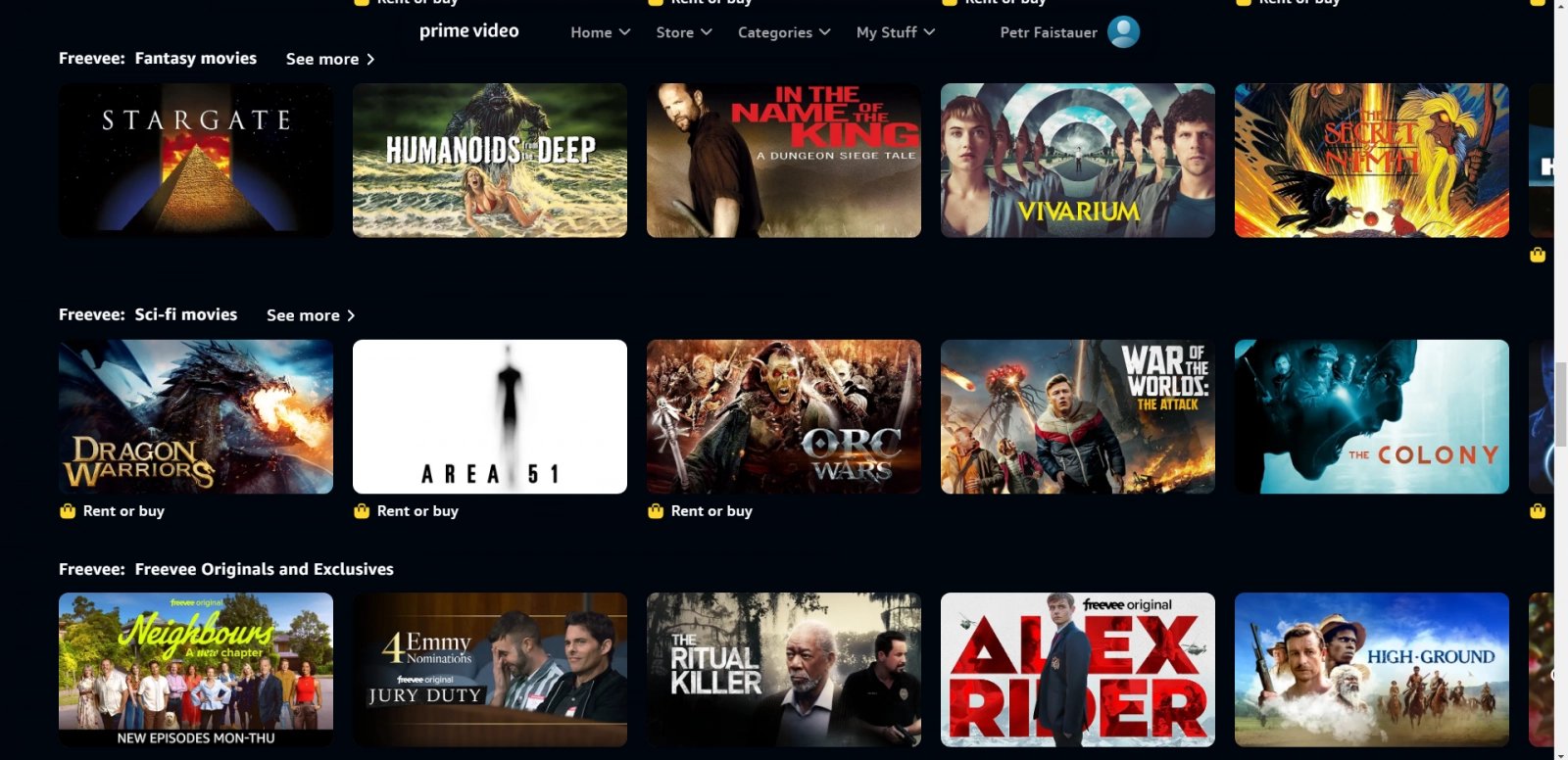Britská verze Amazon Prime Video
