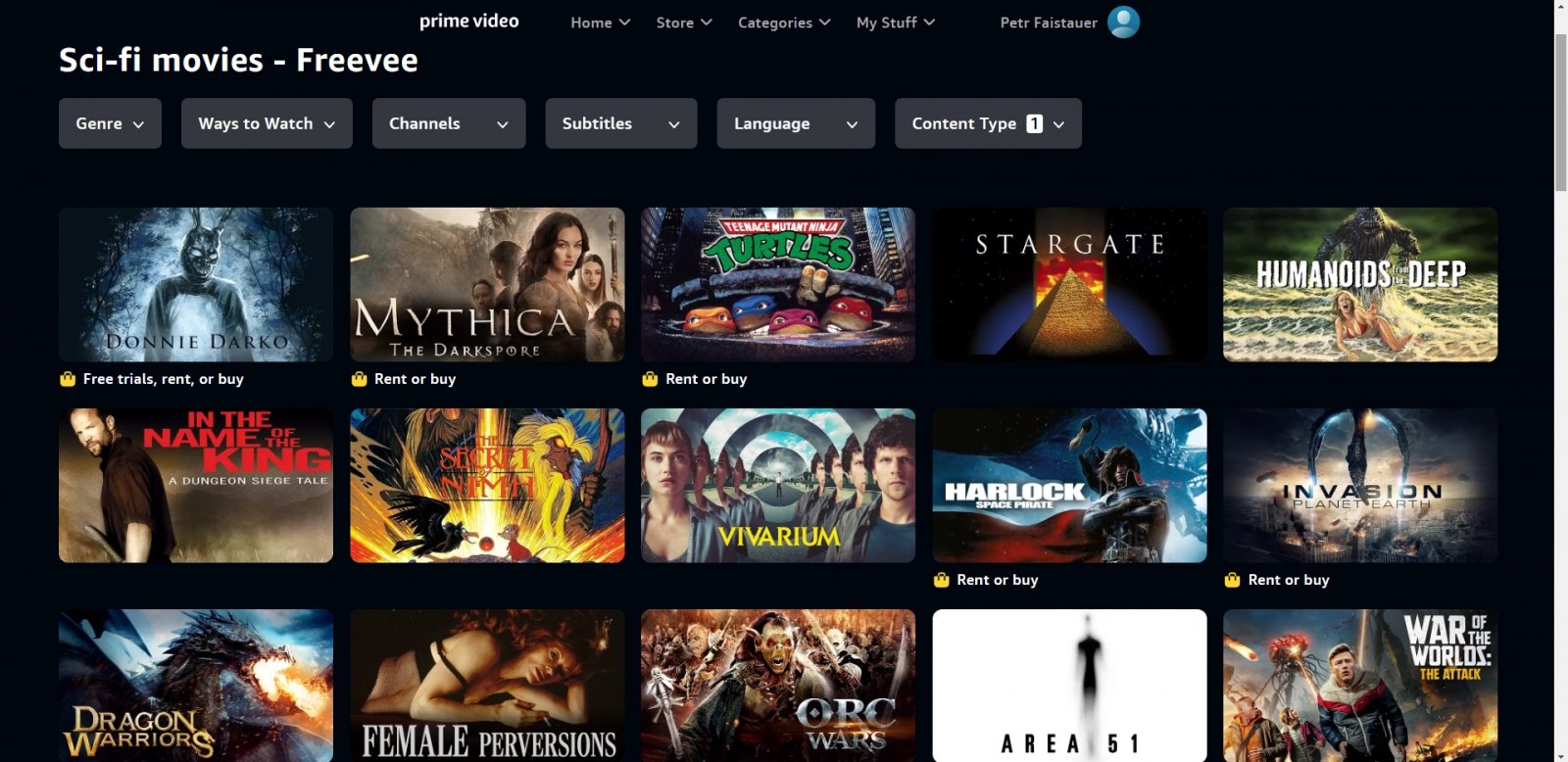 Britská verze Amazon Prime Video