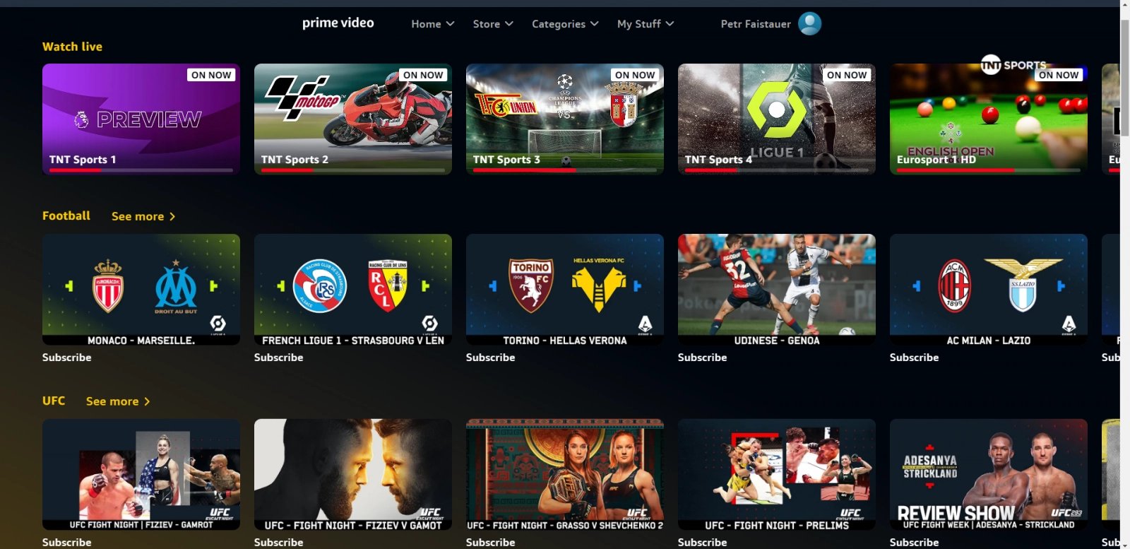 Britská verze Amazon Prime Video