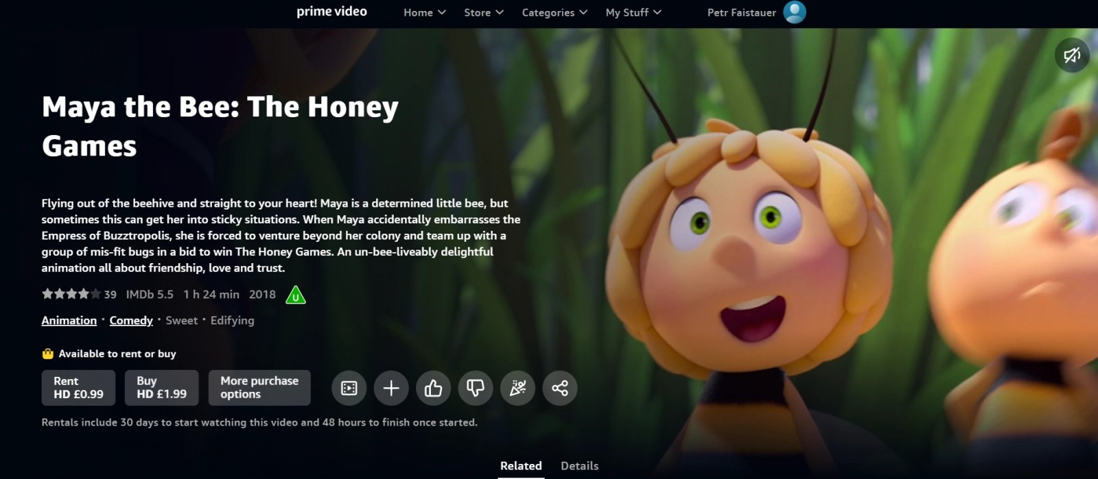 Britská verze Amazon Prime Video