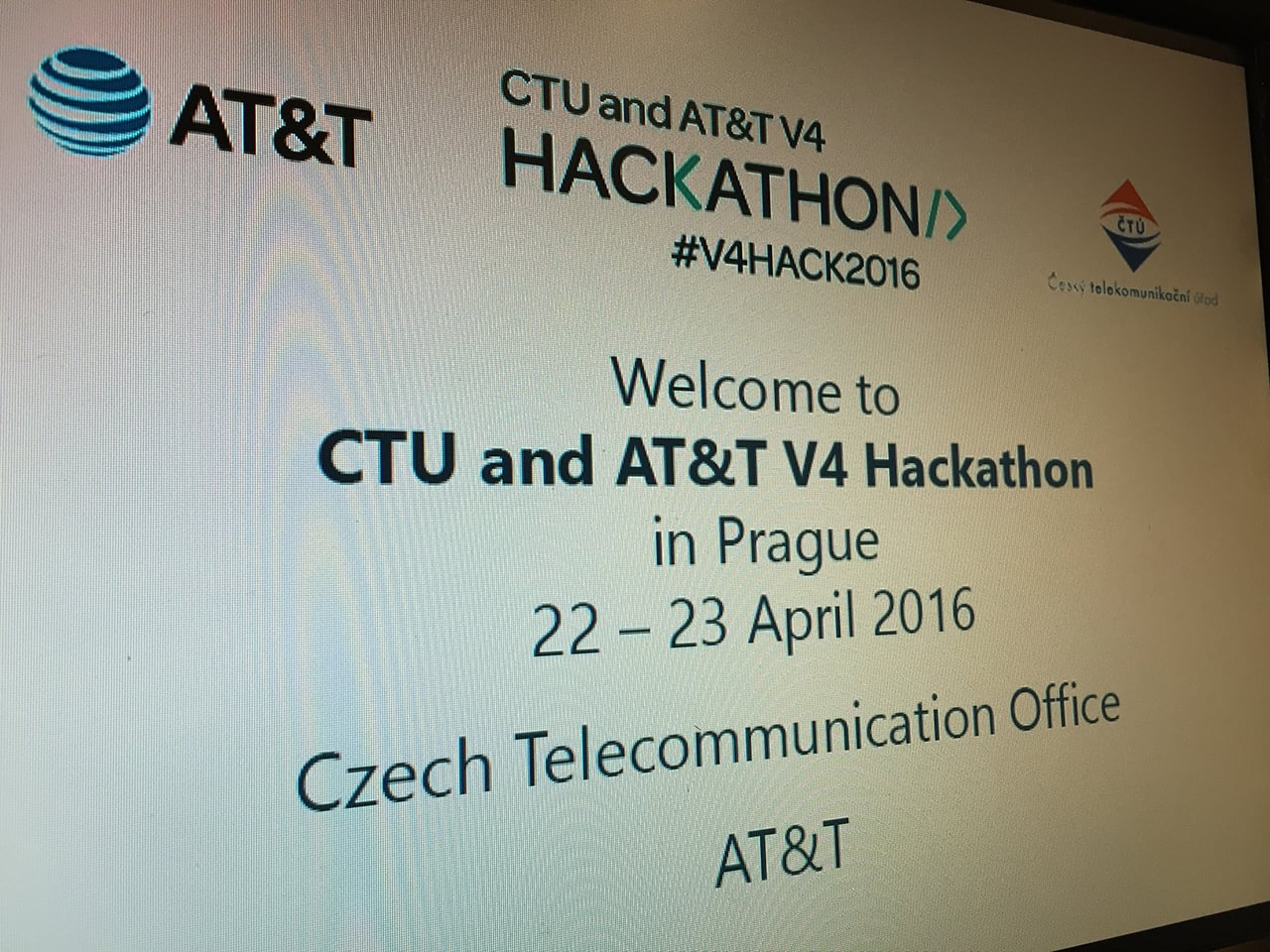 CTU and AT&T V4 hackathon