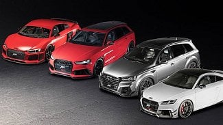 Náhledový obrázek - ABT veze do Ženevy 2355 koní rozložených mezi Audi R8, TT RS, RS 6 a SQ7