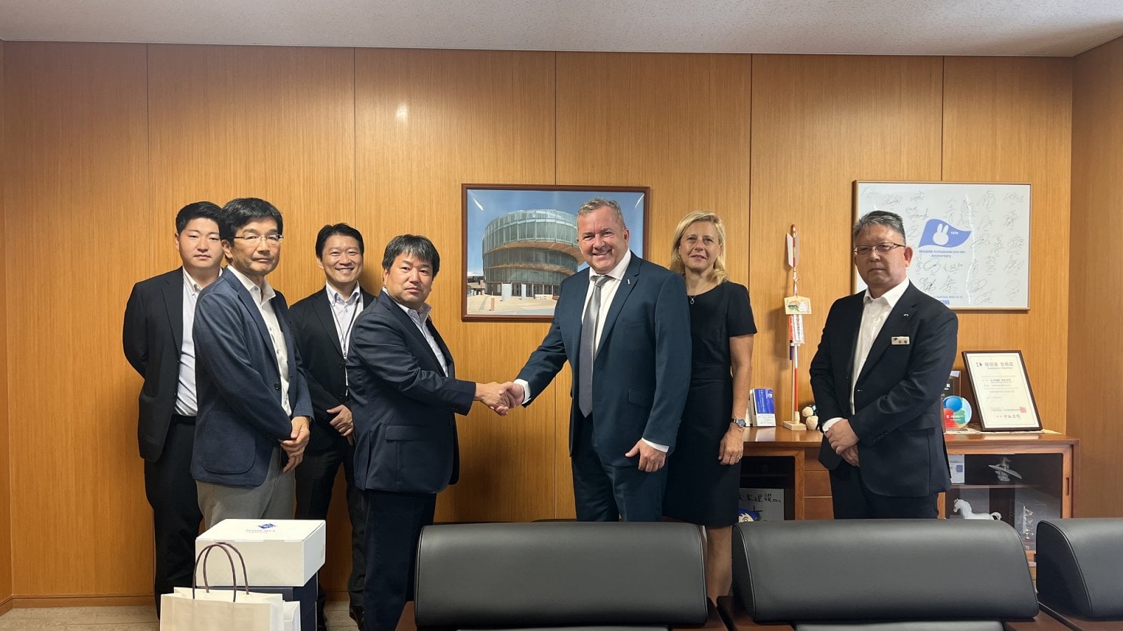 Vedení společnosti Agrop Nova na jednání s japonskými partnery