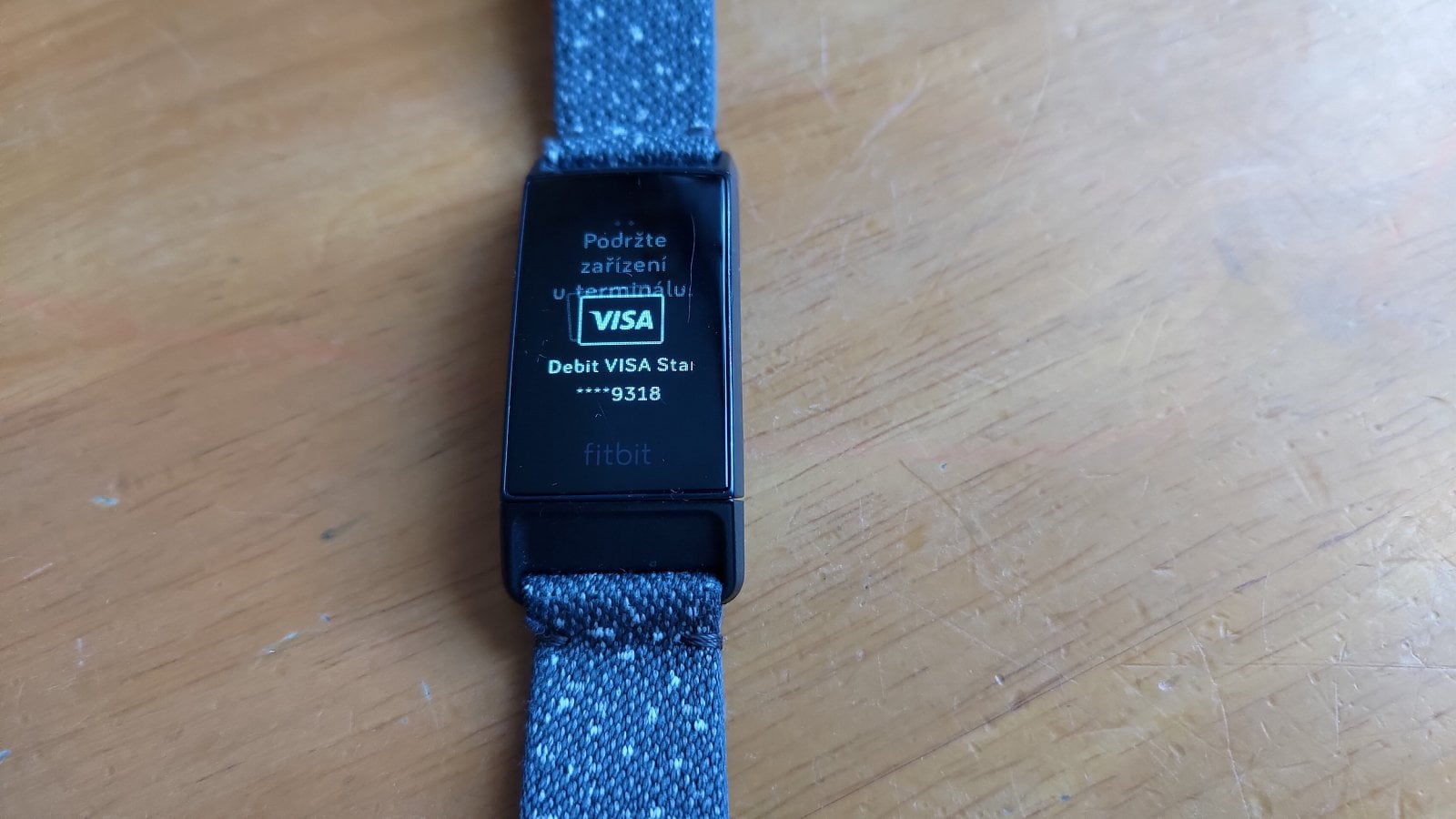 Fitbit Pay a debetní karta Visa Classic od MONETA Money Bank. (4. 12. 2021, Asus ZenFone 7 Pro)