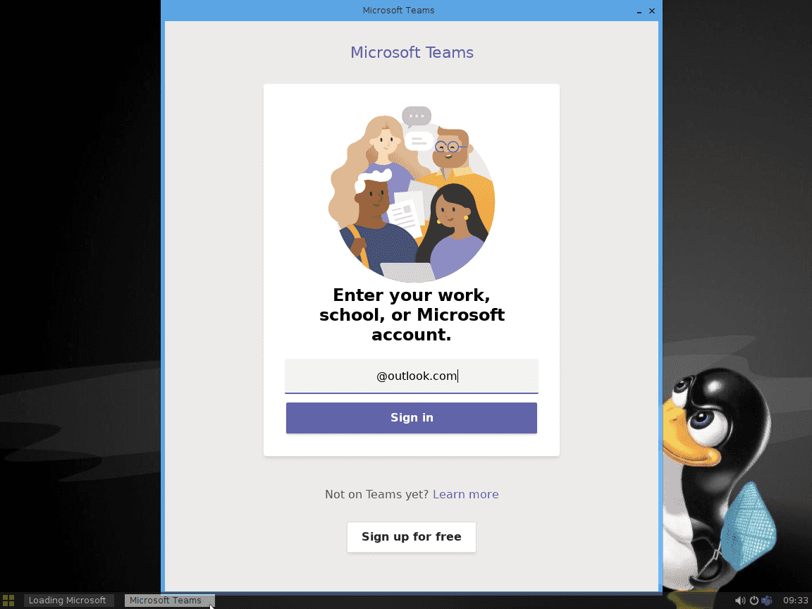 Microsoft Teams pro Linux