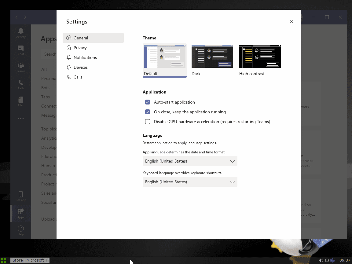 Microsoft Teams pro Linux