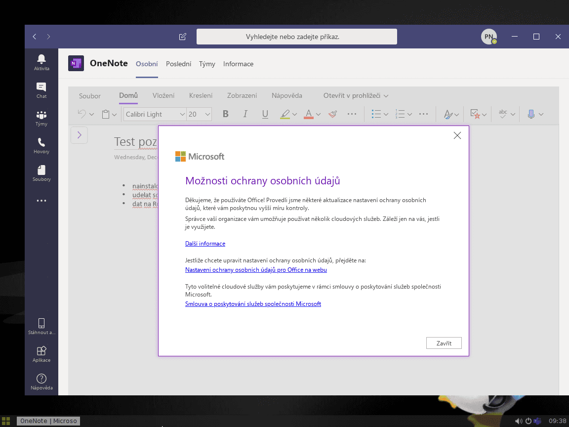 Microsoft Teams pro Linux