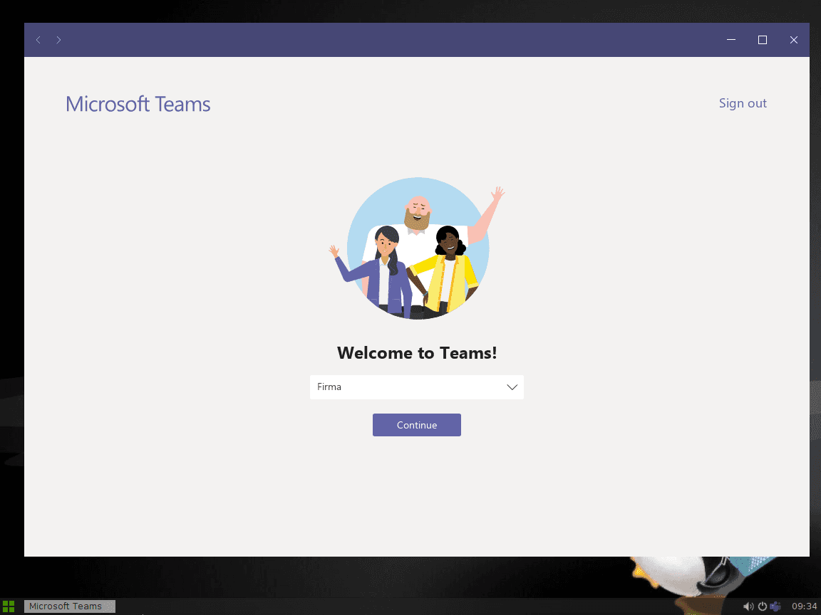 Microsoft Teams pro Linux