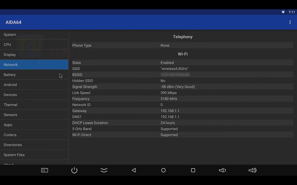 Systémový software Aida 64 + Speed Test Ookla + App 4 TV