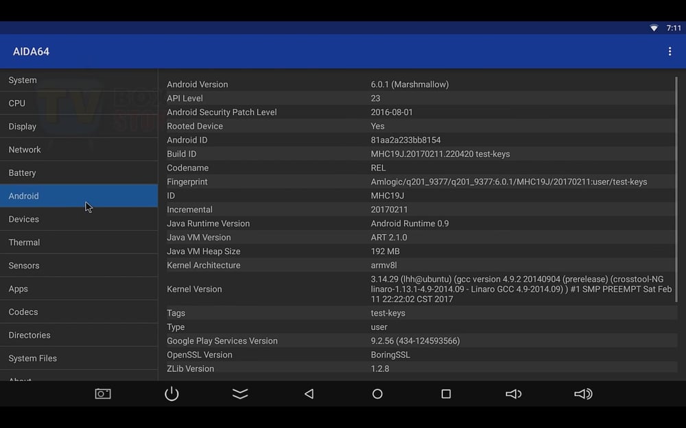 Systémový software Aida 64 + Speed Test Ookla + App 4 TV