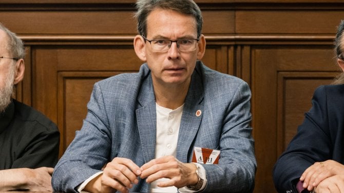 Petr Drulák ze spolku Svatopluk