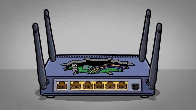 Router, bezpečnostní díra
