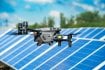 Dron nad fotovoltaikou od DroneTech