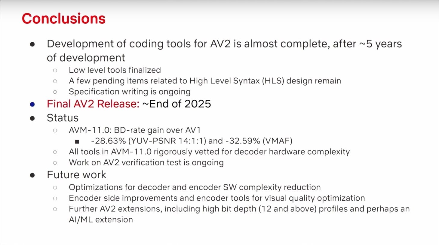 Prezentace zlepšení video formátu AV2 na QoMeX 2025