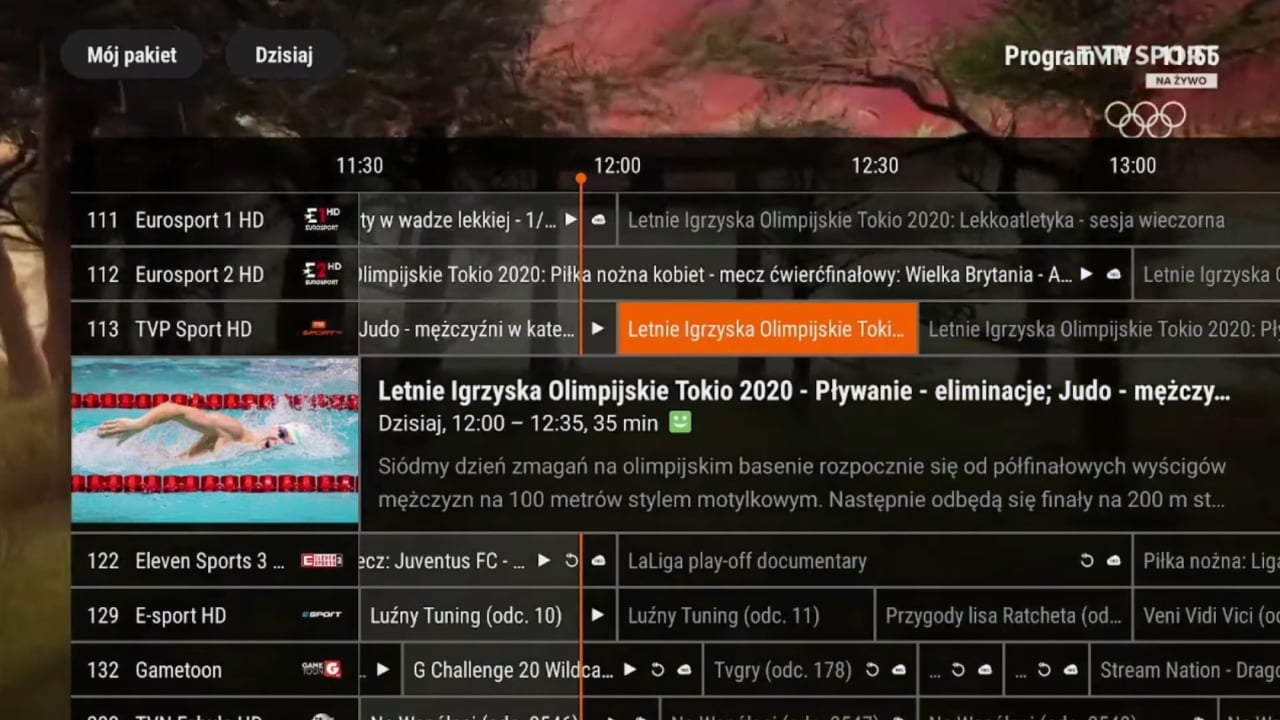 Orange Polsko: uživatelské rozhraní Orange TV