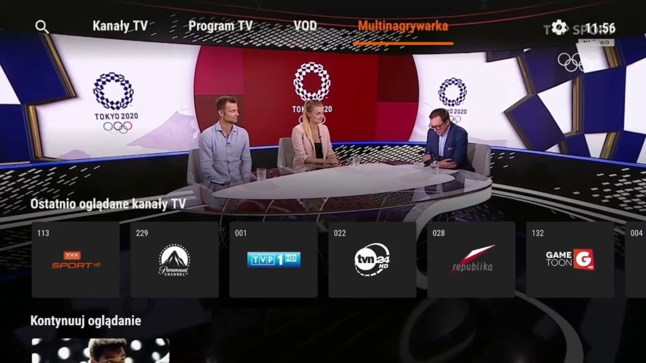 Orange Polsko: uživatelské rozhraní Orange TV