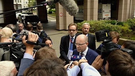 Náhledový obrázek - Sobotka ze summitu veze argument na podporu českých postojů ke kvótám