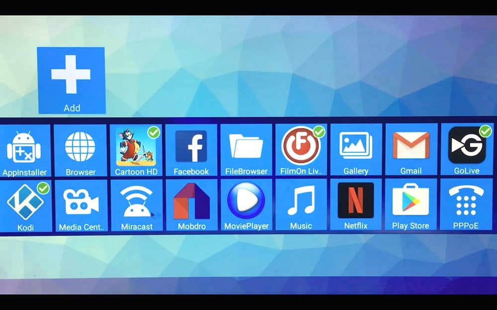 Uživatelské prostředí boxů H 96 Pro a R-Box Pro