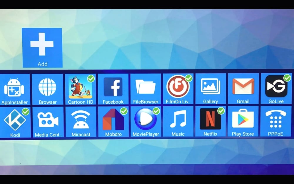 Uživatelské prostředí boxů H 96 Pro a R-Box Pro