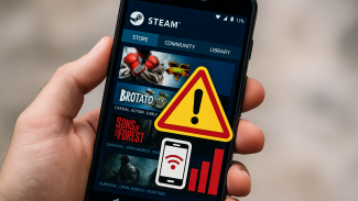 využití mobilních dat Steam
