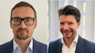 Marek Horyl, viceprezident pro IT produkty, Asbis. Martin Vrba, senior business development manager pro AMD, Asbis