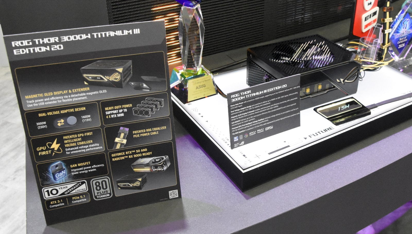 Hardware Asus řady ROG Edition 20 na Computexu 2026