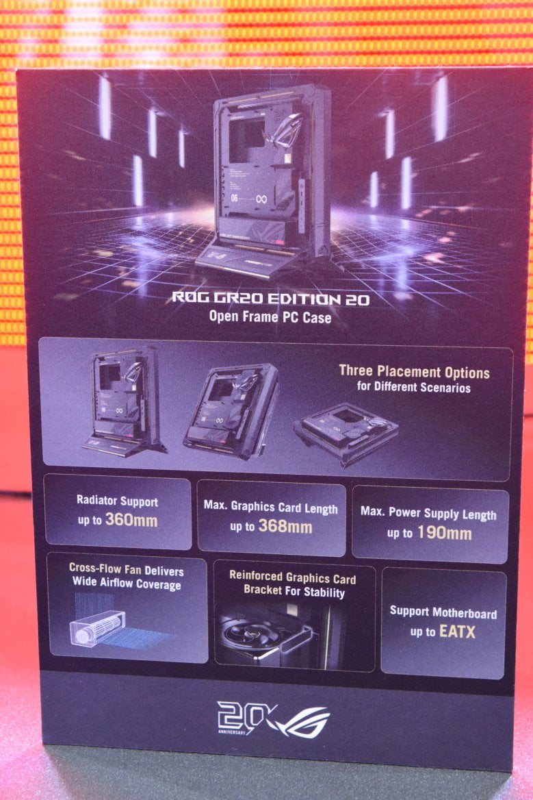 Hardware Asus řady ROG Edition 20 na Computexu 2026