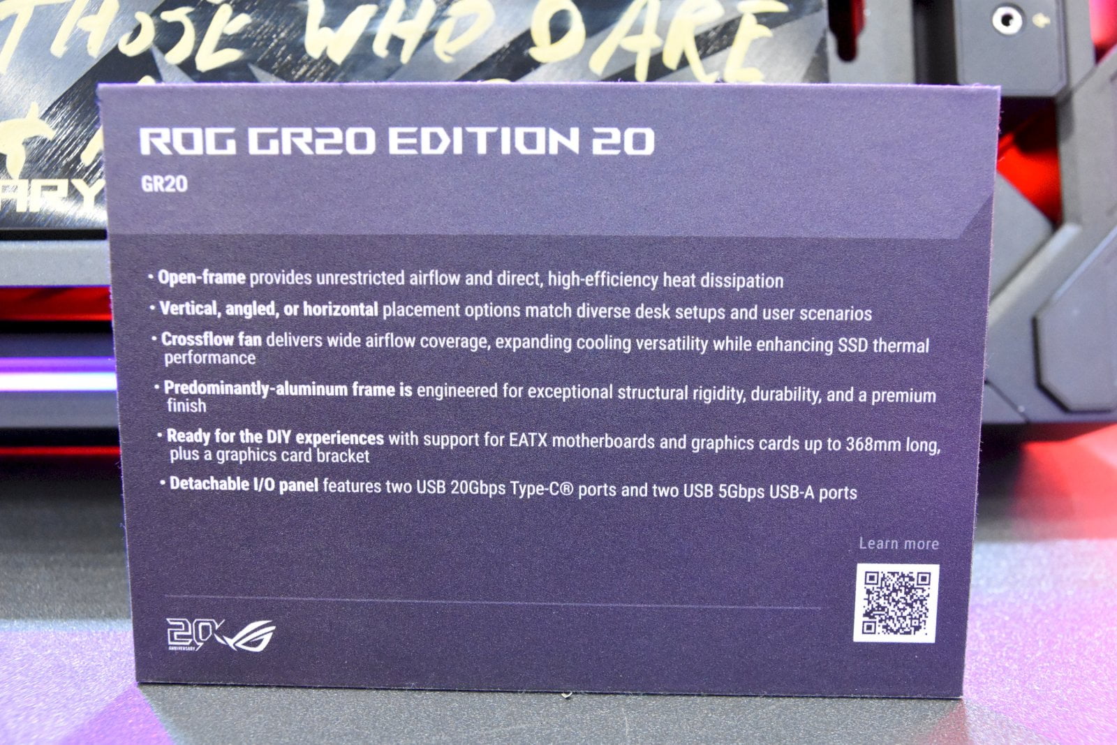 Hardware Asus řady ROG Edition 20 na Computexu 2026
