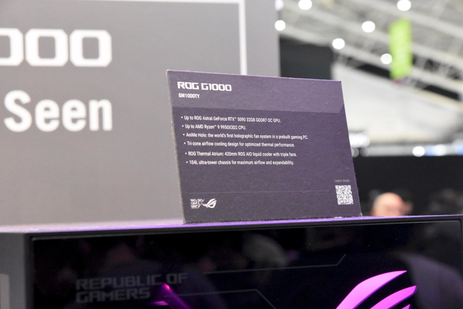 Hardware Asus řady ROG Edition 20 na Computexu 2026