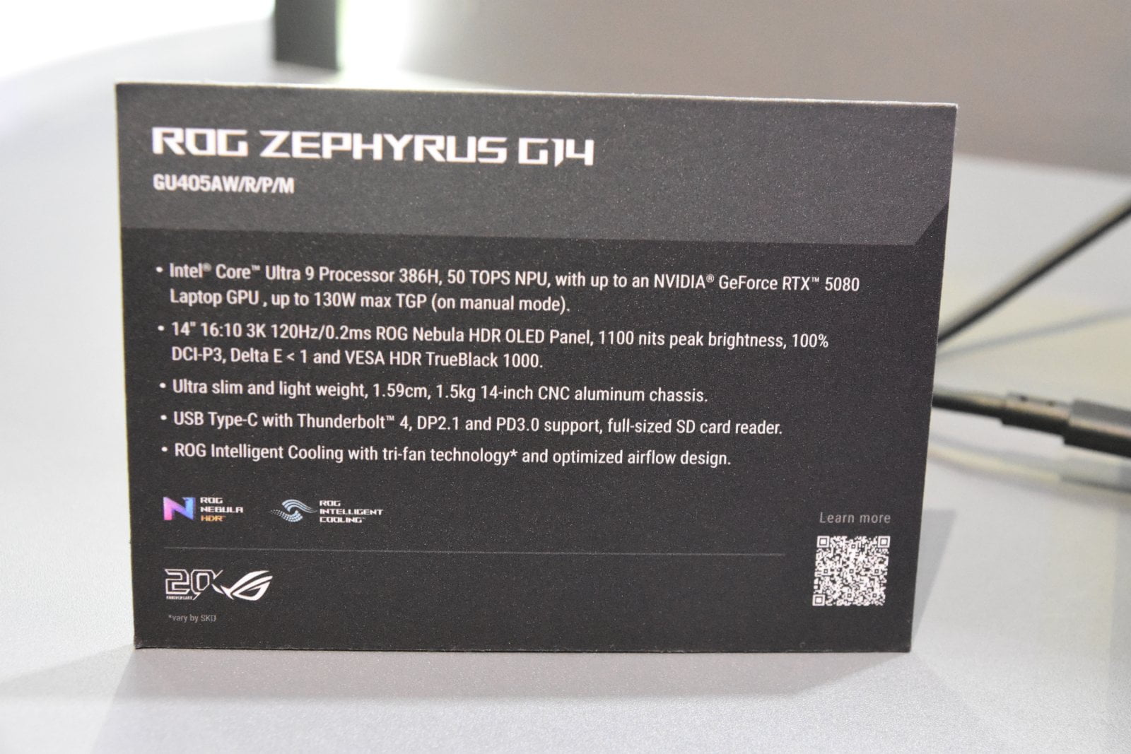 Hardware Asus řady ROG Edition 20 na Computexu 2026