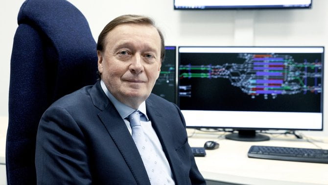 Generální ředitel AŽD Group a současně generální ředitel AŽD Praha Zdeněk Chrdle