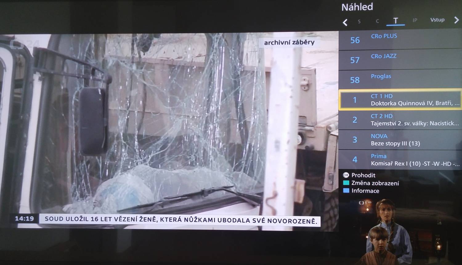 V Apps najdete volbu "Více oken" pro dvě varianty vícetunerového náhledu (viz ještě další snímek).