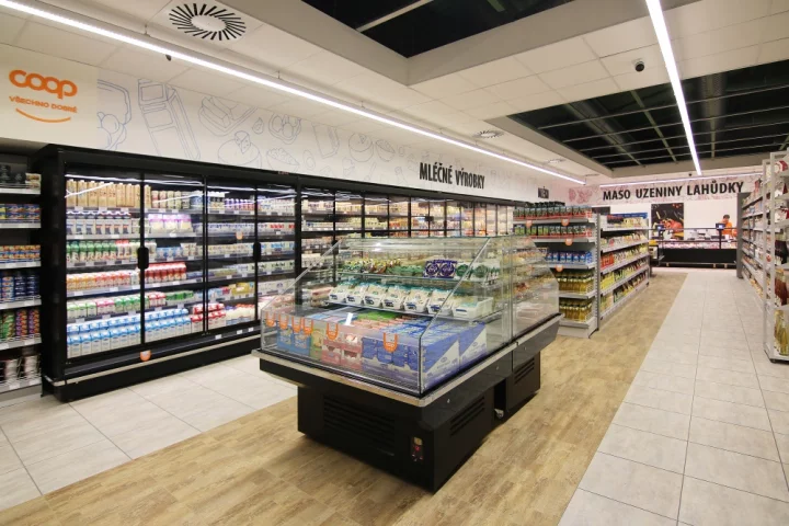 COOP supermarket v Boskovicích