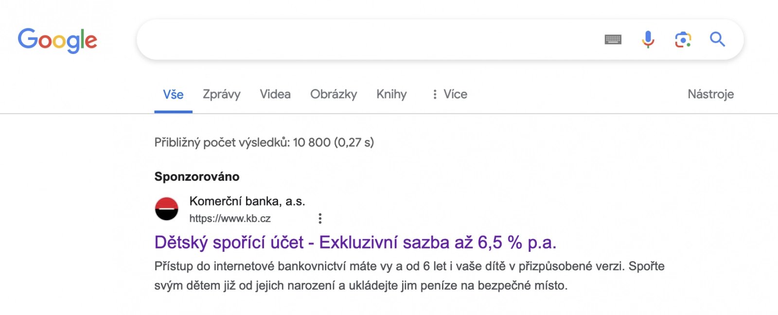 Spořicí účet Junior s povinným spořením na penzi nabízel úrokovou sazbu 6,50 % p.a. do 100 000 Kč. (8. 4. 2024)