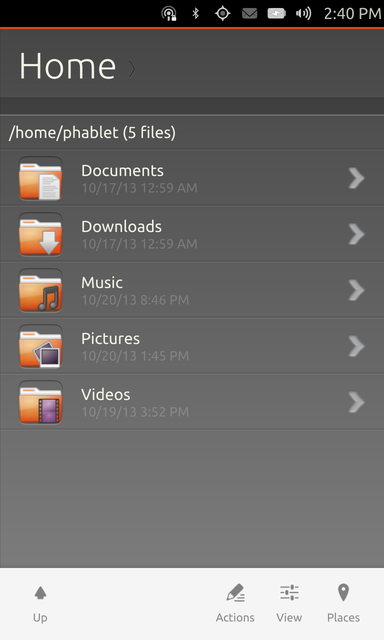 Ubuntu Touch - aplikace
