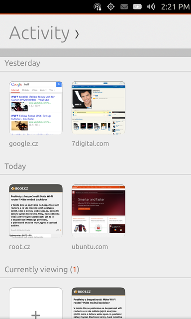 Ubuntu Touch - aplikace