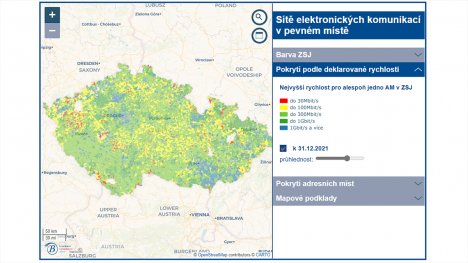 Kdo a kde nabízí internetové připojení v Česku? Stát spustil Mapu internetu