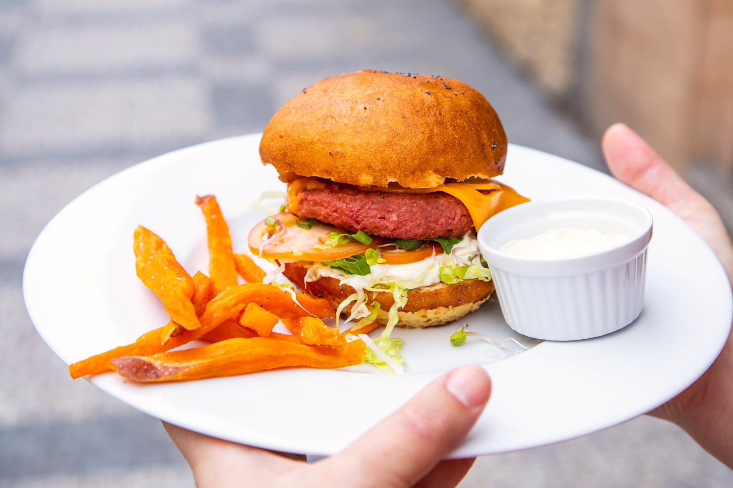 Vege burgery, které kopírují ty masové