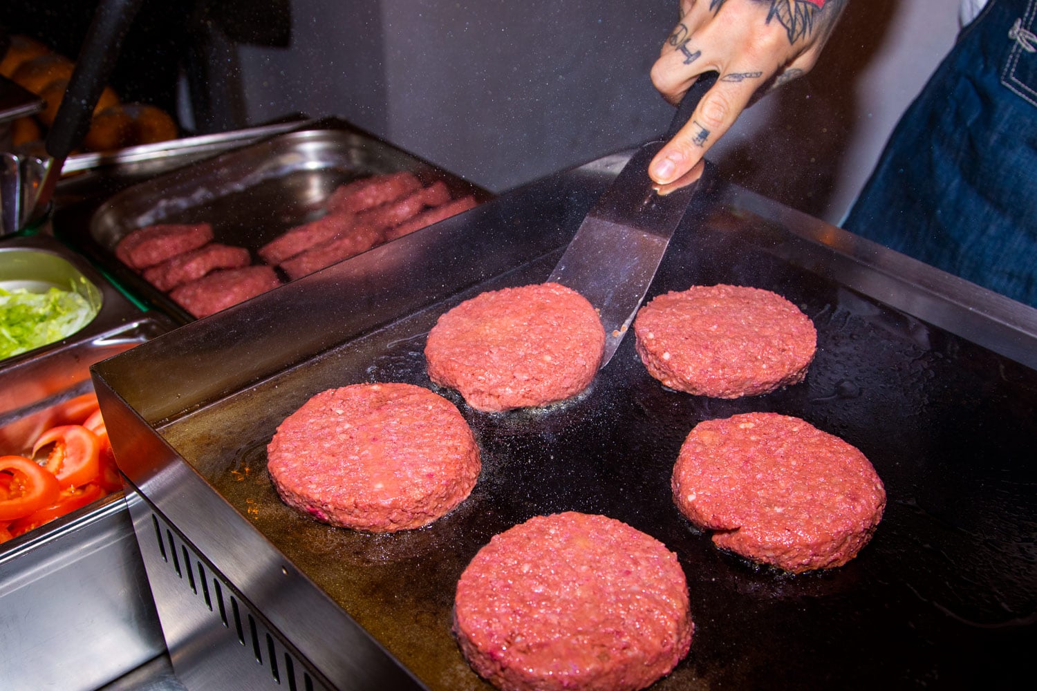 Vege burgery, které kopírují ty masové