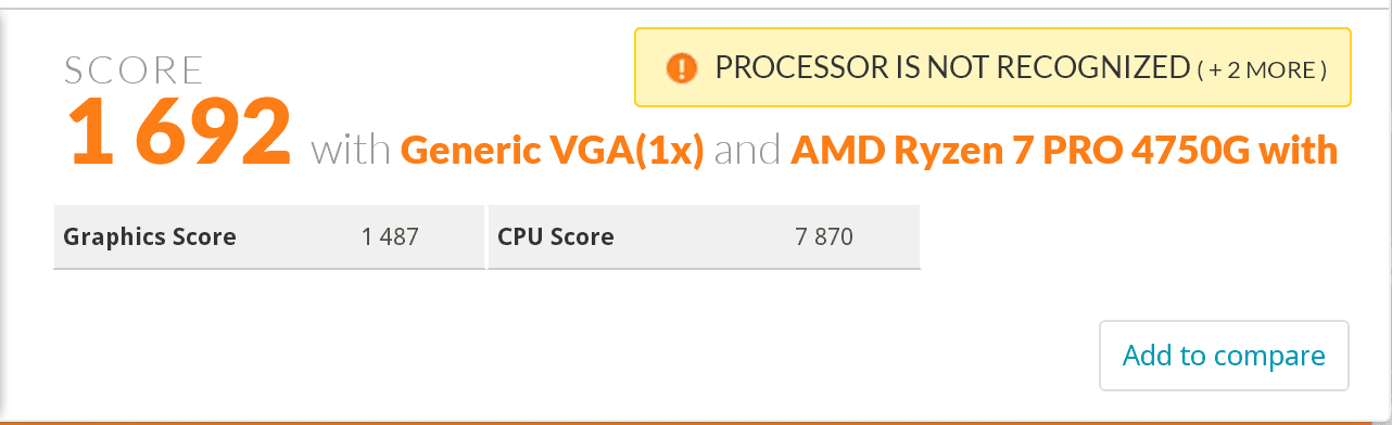 APU Ryzen 4000 Renoir pro desktop v databázi 3DMarku Tum Apisak 07